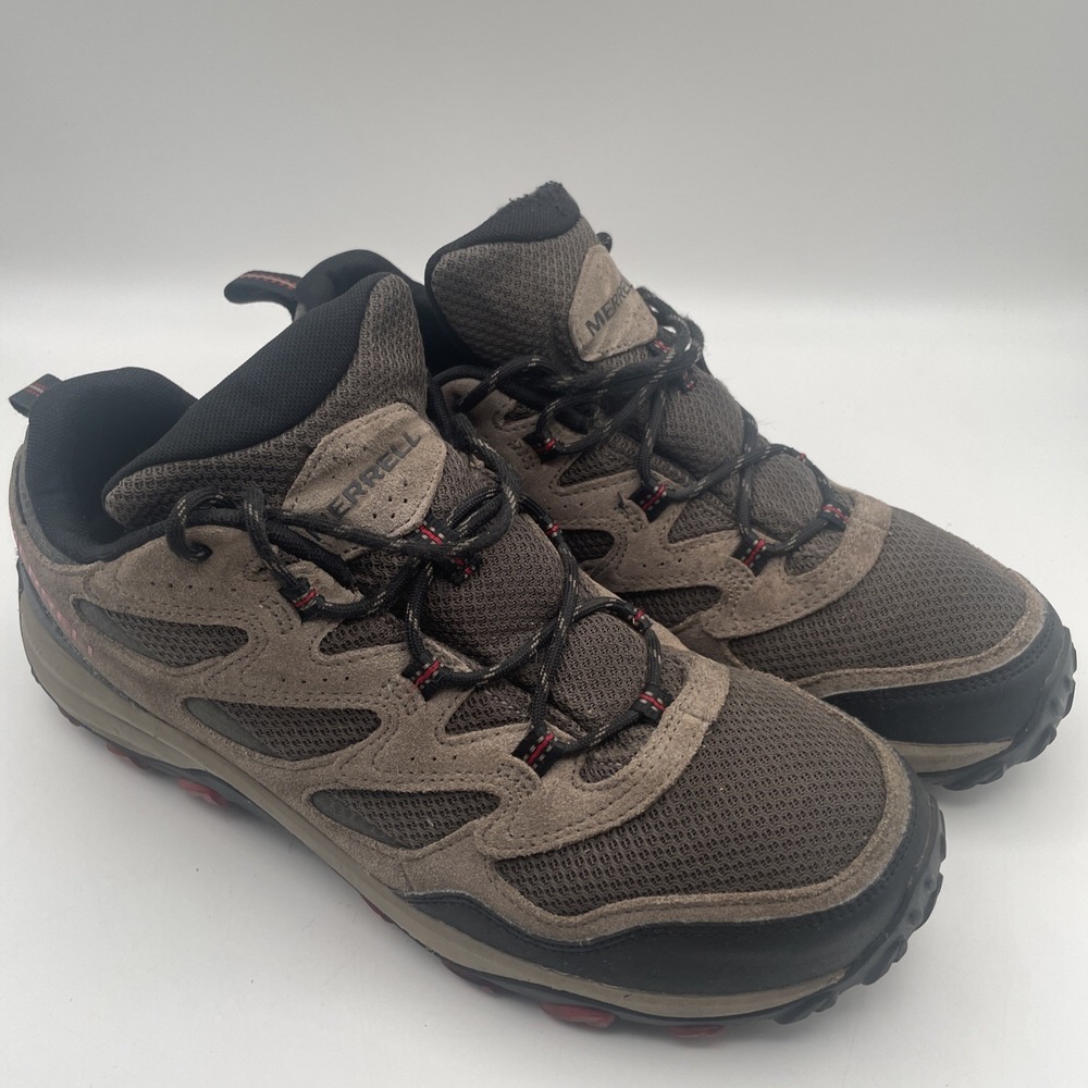 Merrell Boulder Empire Gray Shoes‎ Mens Size 12 Hiking Trail Sneaker